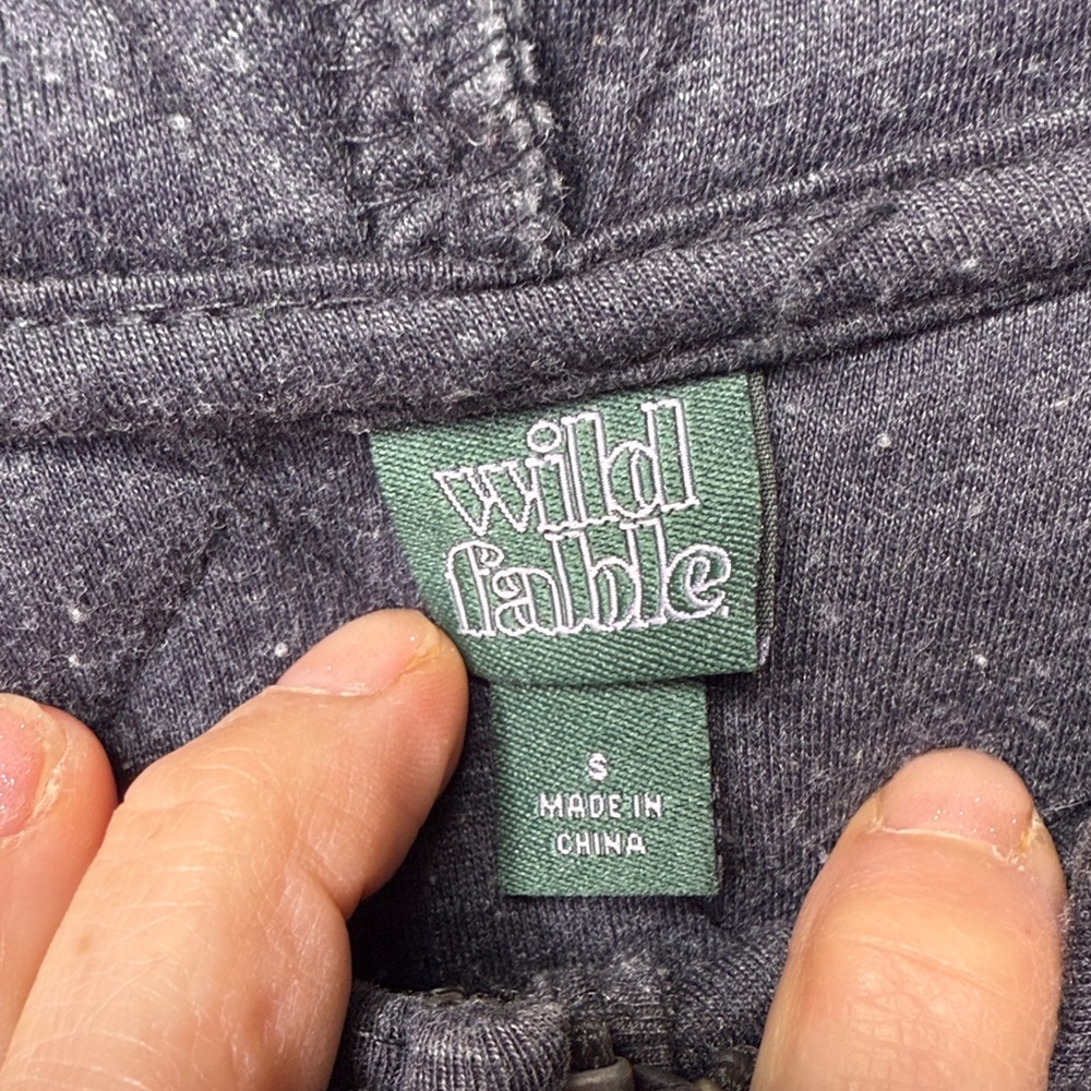 Wild Fable Heather Gray Hoodie - Picture 2 of 6